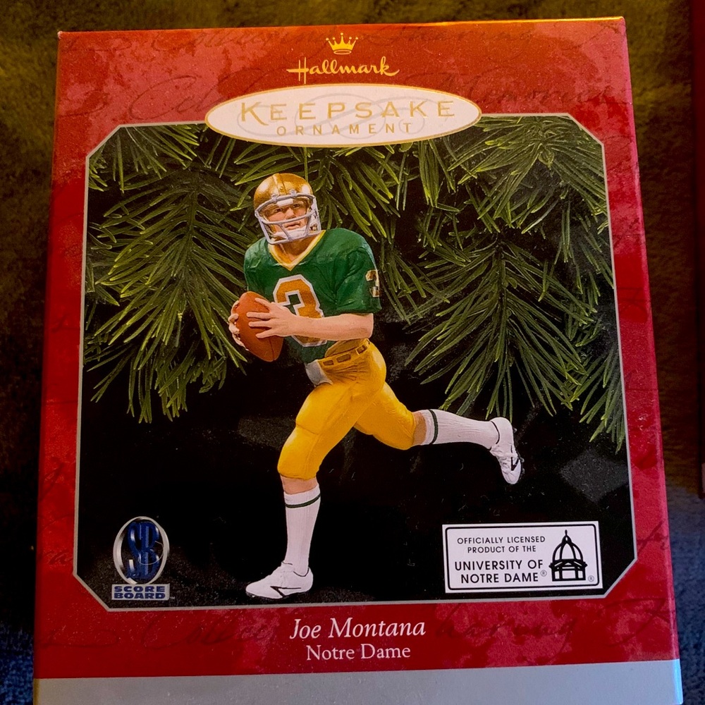 Hallmark keepsake ornament Joe Montana